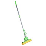 Швабра самоотжимная, роликовый отжим 1 ряд, насадка ПВА 27 см, телескоп черенок 110см, VETTA