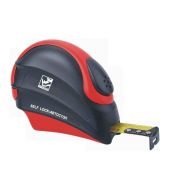 Рулетка 5м*25мм BlackHorn, автостоп, жёлтое полотно