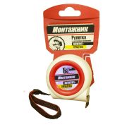 Рулетка 5м*25мм Монтажник, автостоп-трещотка