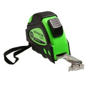 Рулетка 7,5м*25мм EFFECTA Nylon, магнит, автостоп, нейлон, белое полотно