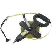 Рулетка 50м Практик, D34, геодезическая, жёлтое полотно