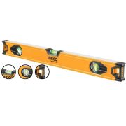 Уровень 60см INGCO HSL08060 INDUSTRIAL, фрезерованный, 3 глазка