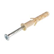 Дюбель-гвоздь 8* 80мм Европартнер потайн. бортик нейлон (50)