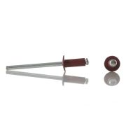 Заклепка вытяжная алюм/сталь 4,0*10мм RAL 3005