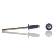 Заклепка вытяжная алюм/сталь 4,0*10мм RAL 5005