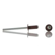 Заклепка вытяжная алюм/сталь 4,0*10мм RAL 8017