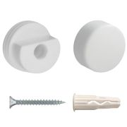 Зеркалодержатель «белый гладкий» (коплект) Европартнер