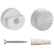 Зеркалодержатель «белый рифленый» (коплект) Европартнер