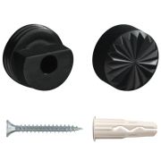 Зеркалодержатель «черный рифленый» (коплект) Европартнер