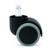 Колесо мебельное d-50 шток серая