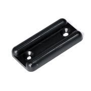 Опора мебельная (подпятник) пластик черный