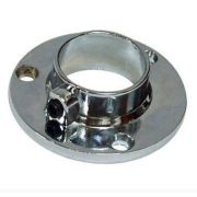 Держатель трубы (фланец) d25мм, хром