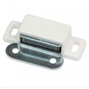 Магнит мебельный средний белый 107