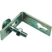 Подвеска мебельная угловая узкая 40*40*15мм, с болтом и гайкой 5.1ж, 2,0 цинк