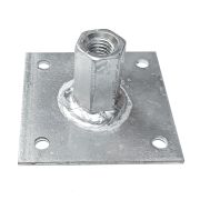 Шайба квадратная с муфтой SHM-60*60 M8