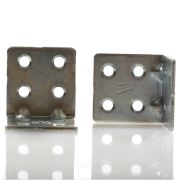 Уголок мебельный 30*30*35*2,0мм, 2 ребра жесткости, цинк