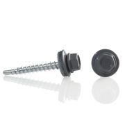 Саморез кровельный мет/дер 4.8*50мм RAL 7024 серый графит Амбидекстр