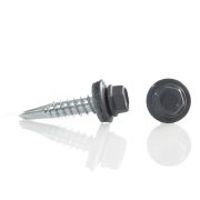 Саморез кровельный мет/мет 5.5*25мм, RAL 7024 графит, Амбидекстр