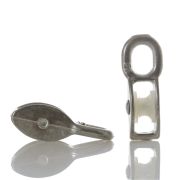 Блок одинарный с нейлоновым шкивом 25мм (d 7мм)