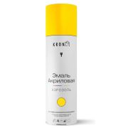 Эмаль аэрозольная Kronbuild желтая, 520мл