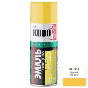 Эмаль аэрозольная Kudo желтая, 520мл