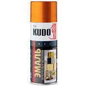 Эмаль аэрозольная Kudo зеркальное золото MIRROR FINISH, 520мл