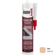 Герметик для дерева и паркета KUDO акриловый, бук, 280мл KSK-314