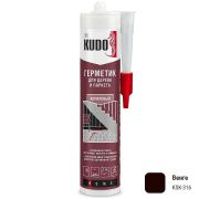 Герметик для дерева и паркета KUDO акриловый, венге, 280мл KSK-316