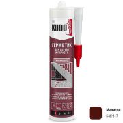 Герметик для дерева и паркета KUDO акриловый, махагон, 280мл KSK-317