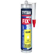 Клей-герметик Tytan Professional FIX² Clear полимерный, прозрачный, 290мл