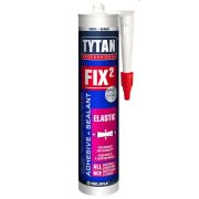 Клей-герметик Tytan Professional FIX² Elastic полимерный, белый, 290мл