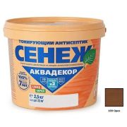 Антисептик для наруж. и внут. работ СЕНЕЖ АКВАДЕКОР Х2-109 (орех) -2,5кг
