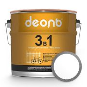 Грунт-эмаль по ржавчине быстросохнущий Деоль (ГОСТ) «3 в 1» белый (3кг)