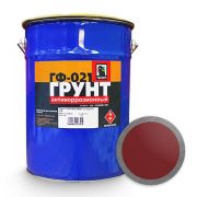Грунт ГФ-021 Триоль (ГОСТ 25129-82) кр.коричневая (6кг)