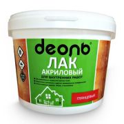 Лак акриловый (Деоль) глянцевый быстросохнущий без запаха 2,7л