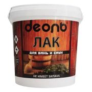 Лак акриловый глянцевый «ДЕОЛЬ» для Бань и Саун 2,7 л