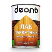 Лак алкидно-уретановый Паркетный (Деоль) быстросохнущий п/мат. 0,9л