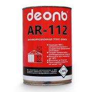 Серебрянка Деоль AR-112 грунт-эмаль антикоррозионная 1(0,8) кг