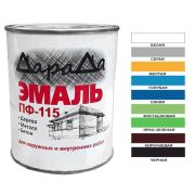 Эмаль (Дарада) ПФ-115 ГОСТ ярко-зеленая, 0,8 кг