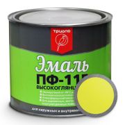 Эмаль (Триоль) ПФ-115 ГОСТ 6465-76 желтая 1,8кг