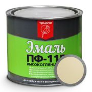 Эмаль (Триоль) ПФ-115 ГОСТ 6465-76 светло-бежевая 1,8 кг