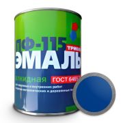 Эмаль (Триоль) ПФ-115 ГОСТ 6465-76 синяя 0,8кг
