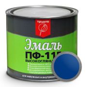 Эмаль (Триоль) ПФ-115 ГОСТ 6465-76 синяя 1,8кг