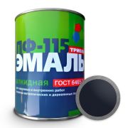 Эмаль (Триоль) ПФ-115 ГОСТ 6465-76 черная 0,8кг
