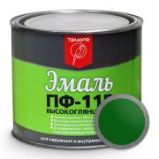 Эмаль (Триоль) ПФ-115 ГОСТ 6465-76 ярко-зеленая 1,8кг