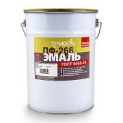 Эмаль (Триоль) ПФ-266 ГОСТ 6465-76 ДЛЯ ПОЛА золотисто-коричневая (5,0кг)