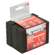 Губка для шлифования Matrix 100*70*25мм, основа средней жесткости, 3шт/уп (Р60/80, 60/100, 80/120)