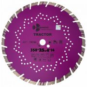 Диск алмазный сегмент - турбо 350*25,4 TRIO-DIAMOND Tractor TR709