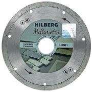 Диск алмазный сплошной 125*1,0*22 Hilberg Millimeter HM01 Сверхтонкий (керамогранит)
