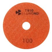 Диск алмазный гибкий шлифовальный 100 № 100 TRIO-DIAMOND (с подачей воды)
